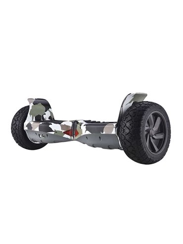 Hoverboard Tout terrain camouflage avec télécommande et Sac de transport